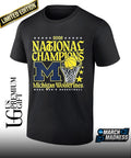 Michigan Wolverines 2026 Men’s Basketball National Champions hoop shirt
