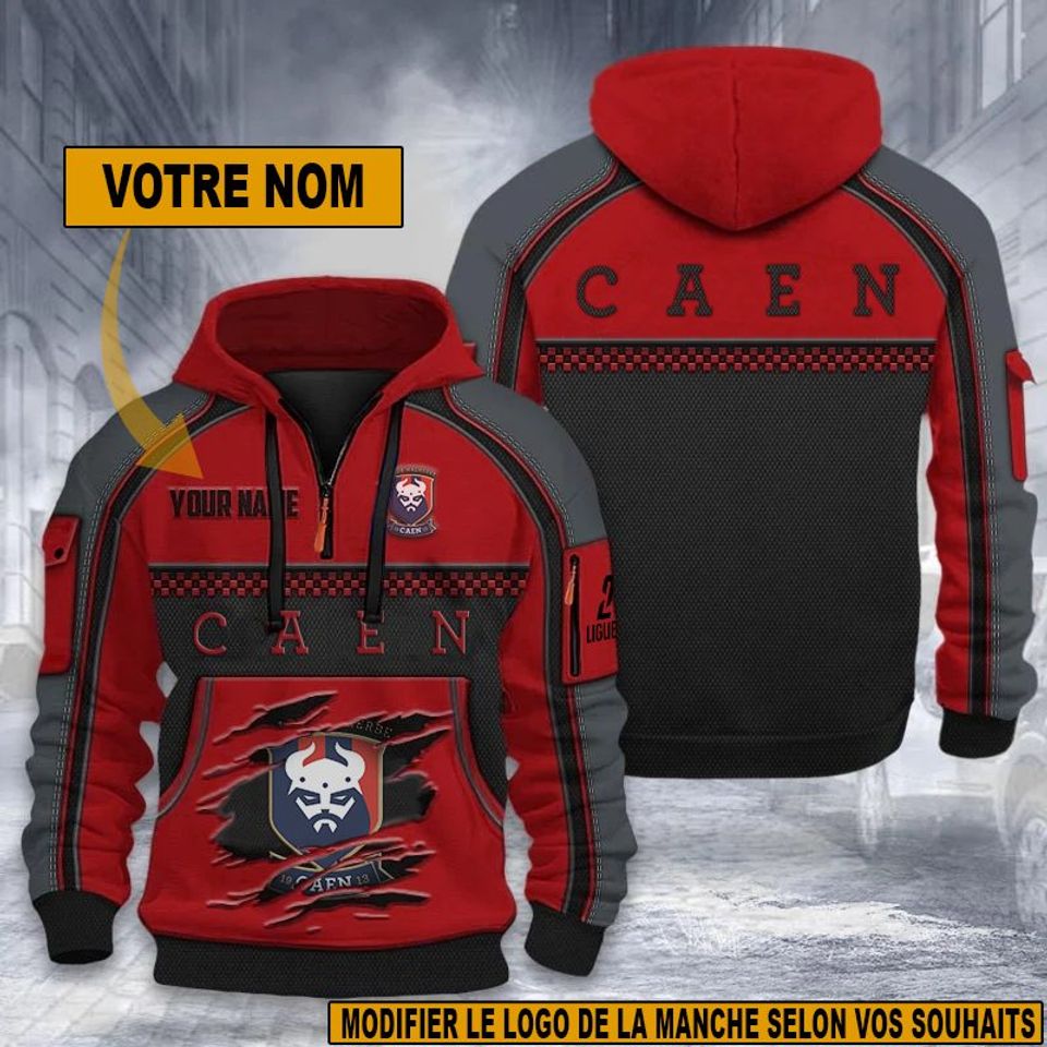 Stade Malherbe Caen – Dynamic Hoodie New edition with personalized name