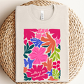 Shine Floral Summer Graphic Tee
