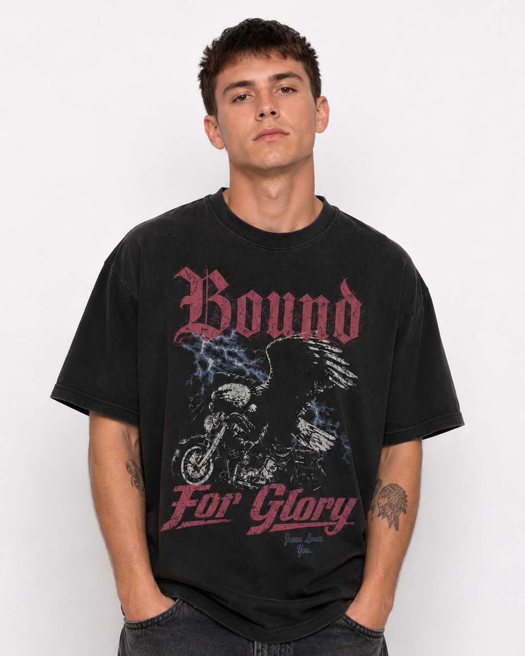 New || "Bound For Glory" Tee