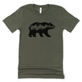 Midnight Forest Bear Graphic Tee 047