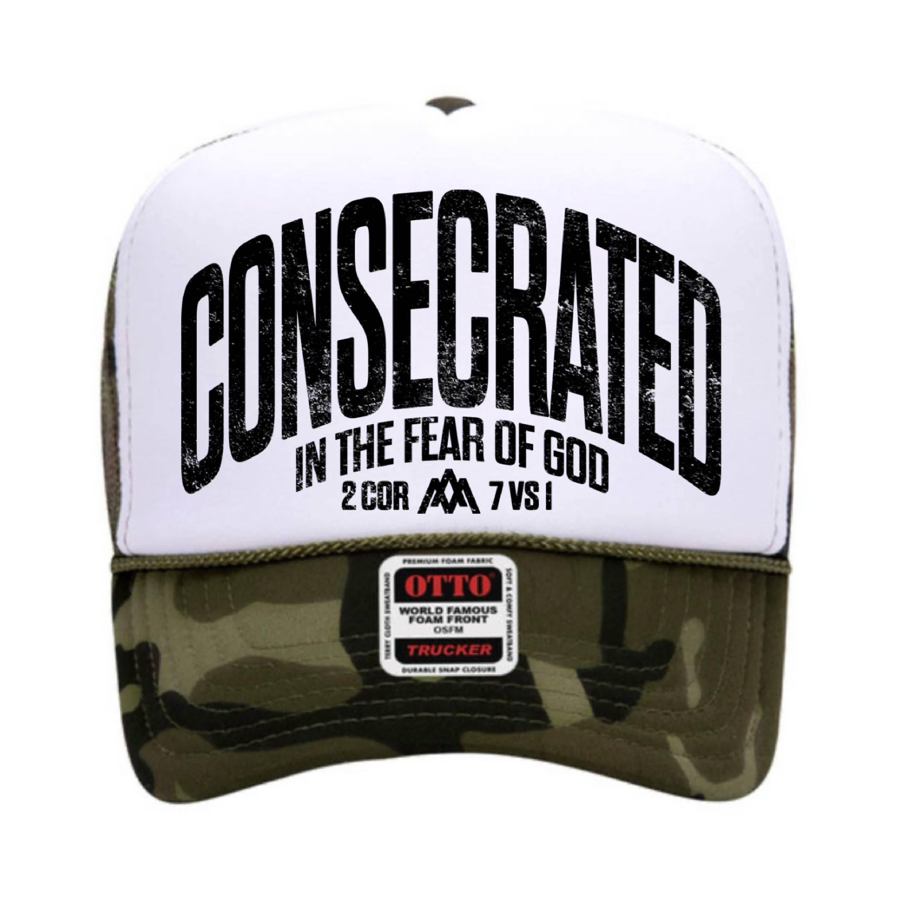 Consecrated Foam Trucker - White/Camo