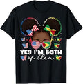 Half Guyanese American Guyana Flag America USA Kids Girls T-Shirt