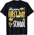 Happy First Day of School Bees Back to School Students Kids T-Shirt