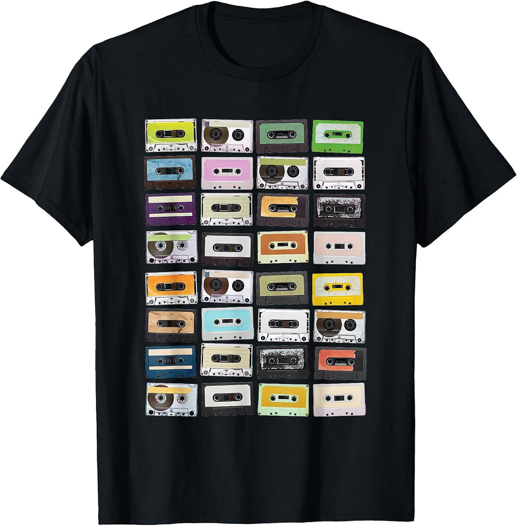 Cassette Tapes Mixtapes, Retro 1980s Music Lover T-Shirt