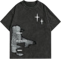 Men's Letter Graphic Drop Shoulder T Shirts Casual Round Neck Tee Top