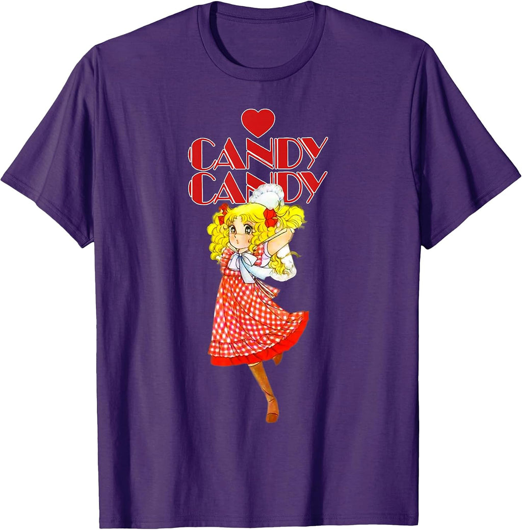 Japanese 80s Retro Candy Cartoon Vintage Anime Manga T-Shirt