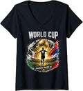 Women's Soccer - WM World Cup 2026 V-Neck T-Shirt