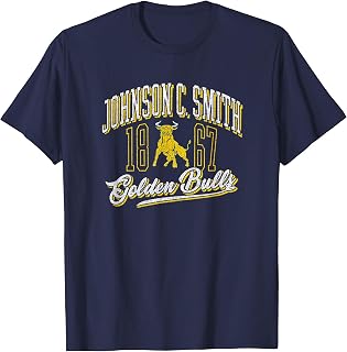 Johnson C. Smith University Golden Bulls Vintage Script T-Shirt