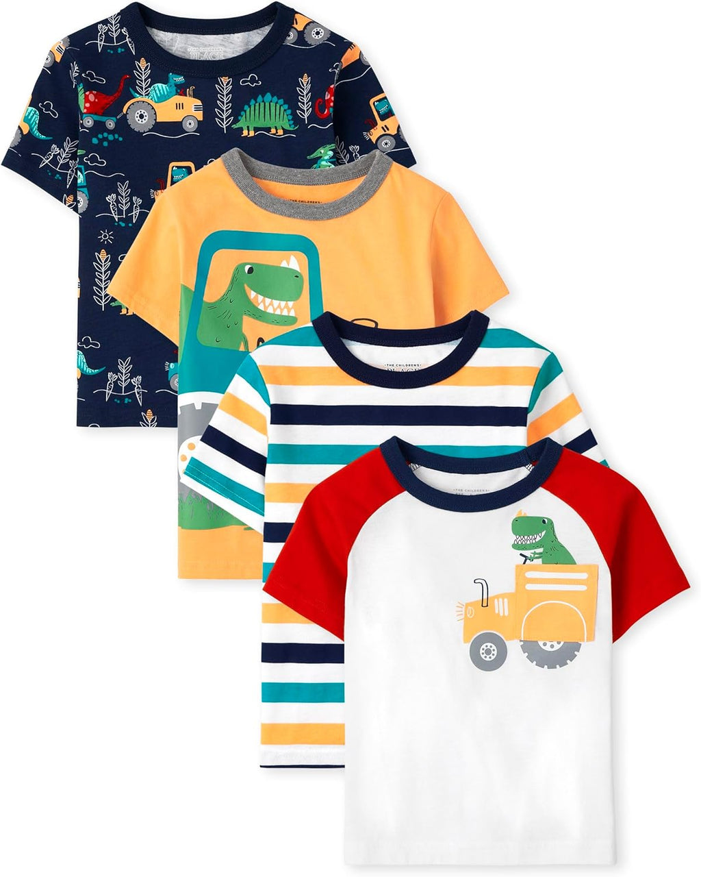 Baby Boys' and Toddler Short Sleeve Crew Neck Tees
