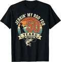 Jerkin My Rod for 50 Years and Counting Fishing T-Shirt