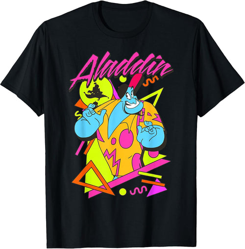 Aladdin Genie 90's Style Retro Vintage Portrait T-Shirt