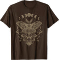 Butterfly Grunge Fairycore Aesthetic Luna Moth Mushrooms Y2K T-Shirt Small
