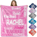 Corissy Ships Next Day, Personalized Blankets and Throws Custom Blanket with Name Customized Flannel Blanket for Kids Christmas Blanket Gifts for Teen Girls Boys