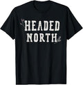 Headed North Vintage Sad Bug Summer Nature T-Shirt