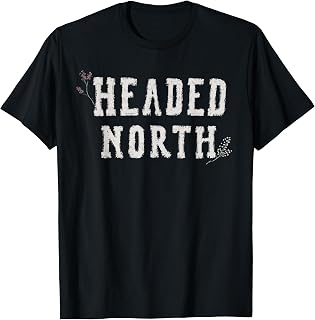 Headed North Vintage Sad Bug Summer Nature T-Shirt