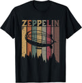 Retro Zeppelin 70s 80s Dirigible Airship Zepelin Zepplin T-Shirt