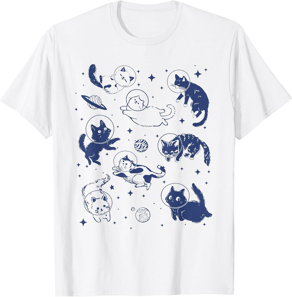 Cats Astronaut in Space Funny Space Cat