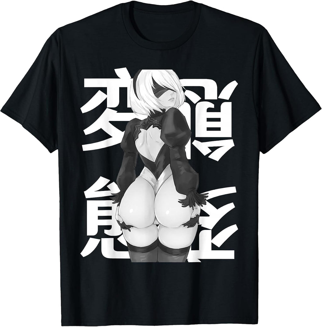 Warrior Waifu Anime Otaku Manga T-Shirt
