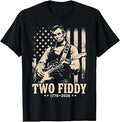 Retro Two Fiddy Funny 250 Anniversary Lincoln Playing Guitar T-Shirt