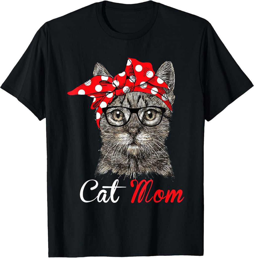 Funny Cat Mom TShirts for Women & Vegan Tees