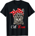 Funny Cat Mom TShirts for Women & Vegan Tees