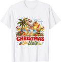Hot As Balls of Holly Out Here Vintage Sunset Palm Tree T-Shirt