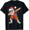 Dabbing Santa Summer Christmas in July Hawaiian Dab Men Kids T-Shirt