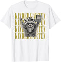 Kindergarten Feral Raccoon Back to School Teachers Boys Kids T-Shirt