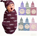 Personazlied Baby Blanket, Custom Swaddle Blanket for Newborns with Name, Customized Baby Blanket for Boys and Girls, Ideal Personalized Baby Gifts for Newborns and Baby Showers (Pattern Name)