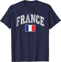 France Flag Vintage T-Shirt