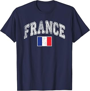 France Flag Vintage T-Shirt