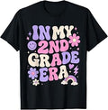 in My Second Grade Era Retro 2nd Grade Back to School T-Shirt