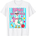 Bruh We Back Teachers Silly Goose Teacher Back to School T-Shirt