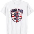 England Shirt with English Flag Men Women Kids England T-Shirt
