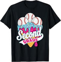 2nd Grade Baseball Ice Cream First Day of School Boys T-Shirt