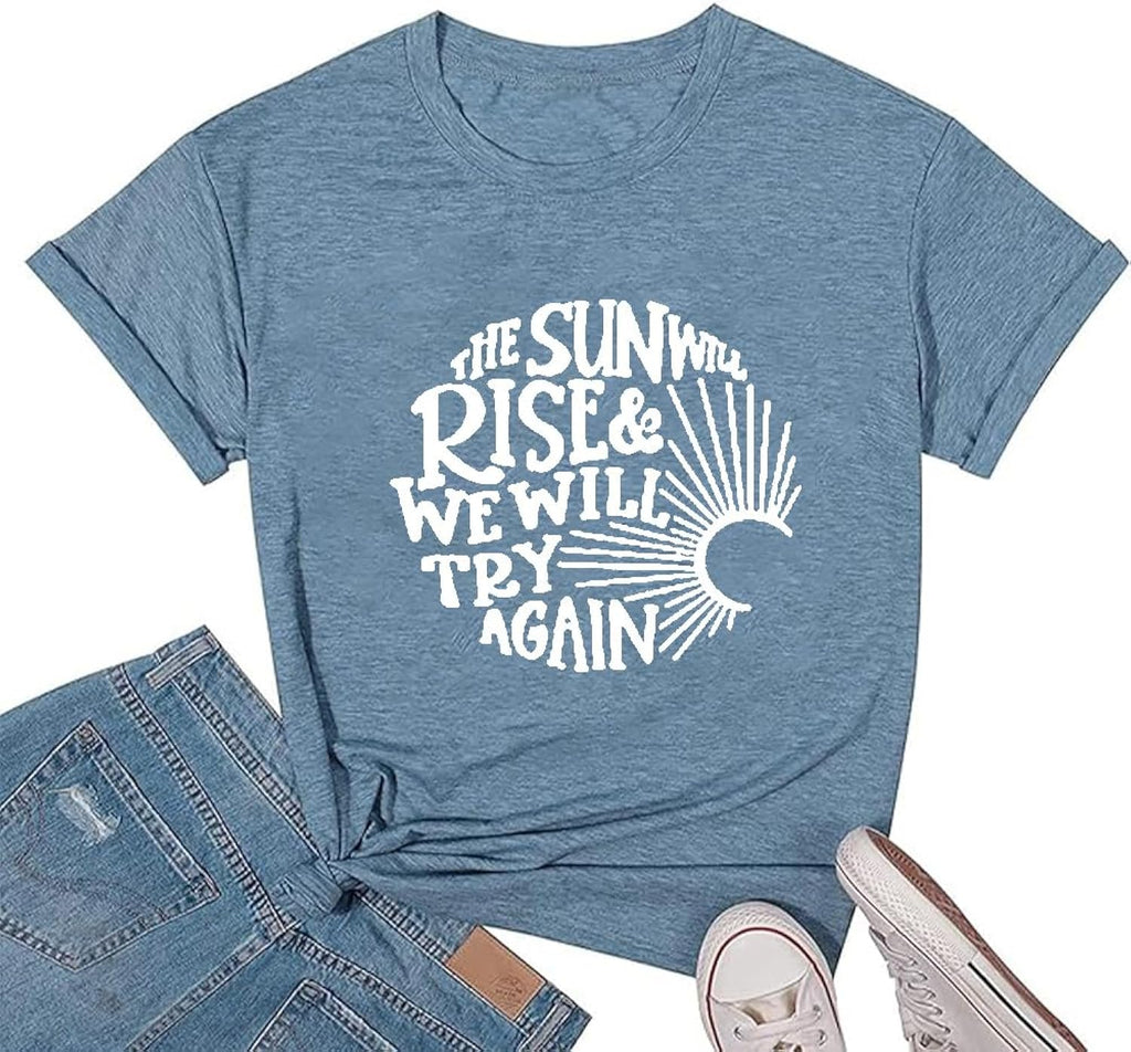 Kindness Shirts for Women Casual Graphic Tees Funny Inspirational T Shirt Teacher Tees Tops