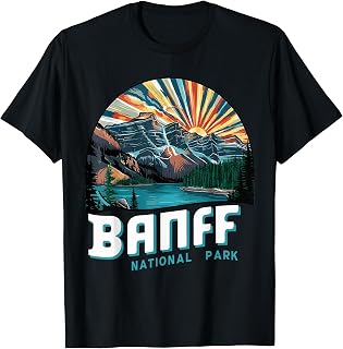 Vintage Lake Louise Banff National Park Canada Alberta T-Shirt