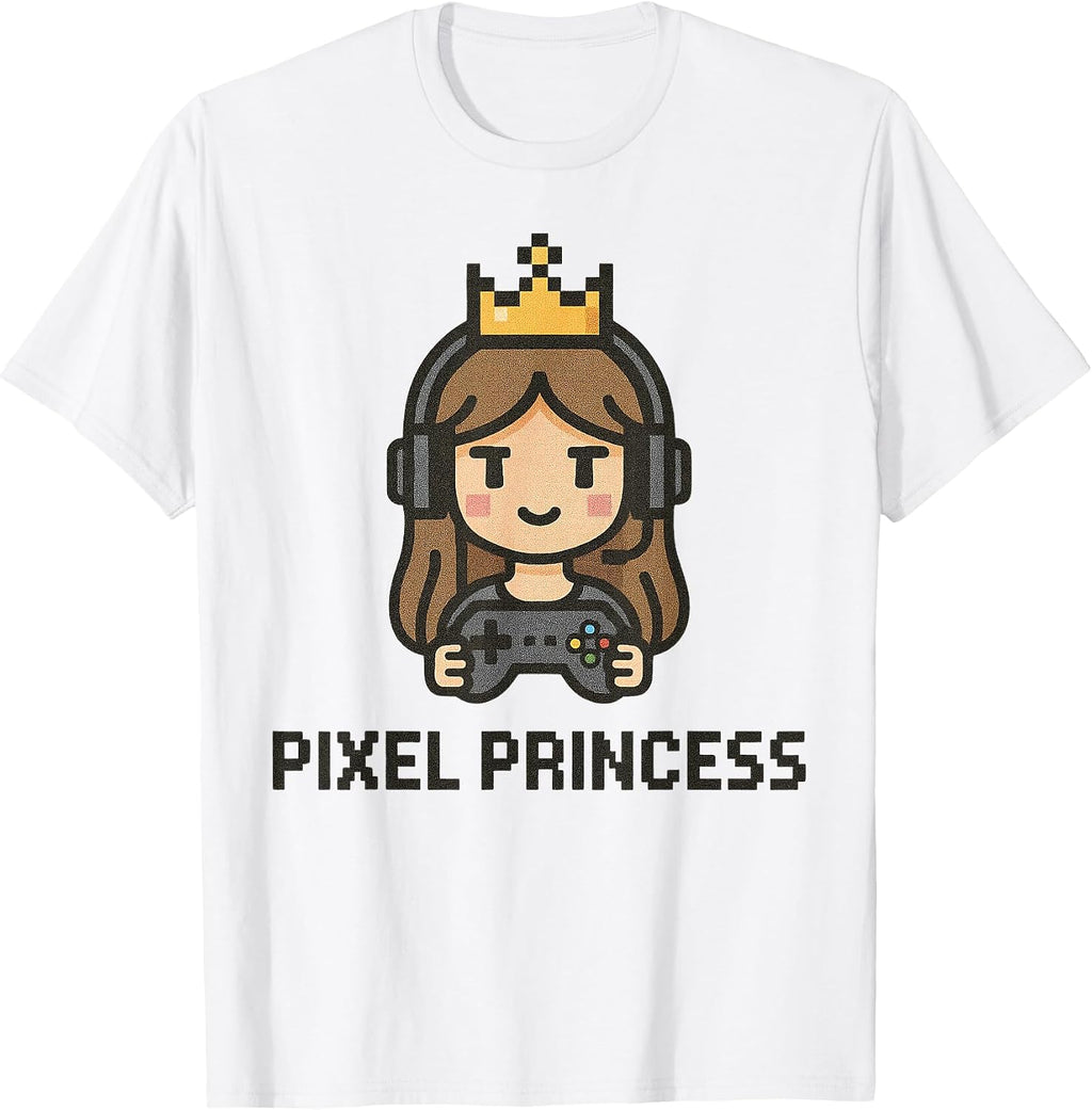 Girl Gamers Video Womens Gaming Princess Girls Gamer Girls T-Shirt