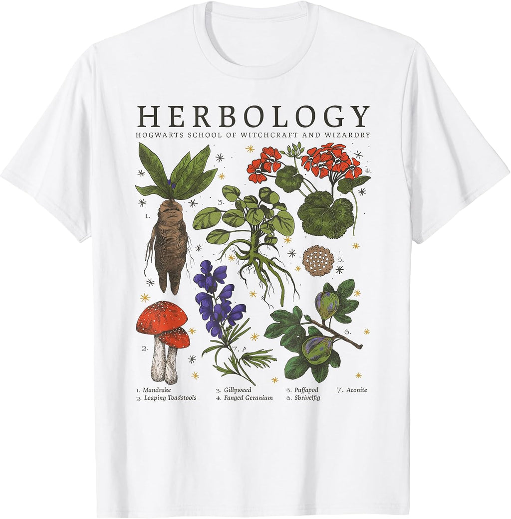 Herbology Plants Short Sleeve T-Shirt