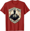 Everyday Hero In Disguise Superhero Design T-Shirt
