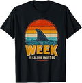 Shark Vintage Ocean Wildlife Week Summer 2026 Shark Lovers T-Shirt