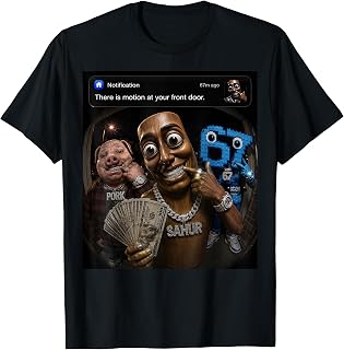 John Pork Tung Tung Tung Sahur 67 Meme Funny Brainrot Kids T-Shirt