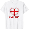 Soccer Football- England Heart Fan WM 2026 T-Shirt