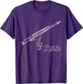 Flute Player Flutist Marching Band Music Lover Musician T-Shirt