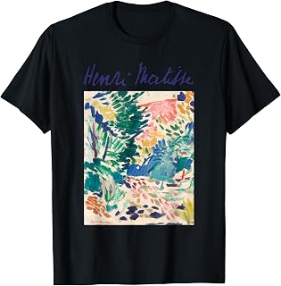 Matisse Classic Colourful Garden Landscape Abstract Art T-Shirt