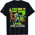 I was 6 Now Im 7 Unlocked 67 7th Birthday Boys Kids Youth T-Shirt