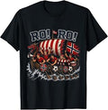 Ro Ro Norway Soccer Fan Chant Viking Row Supporter Vintage T-Shirt