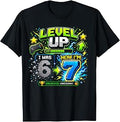 I was 6 Now I'm 7 Level 7 Unlocked Gamer Boys 7th Birthday T-Shirt