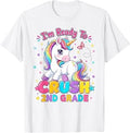 Back to School I'm Ready to Crush 2nd Grade Unicorn Kid Girl T-Shirt